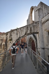 Pedestrian Bridge from the Elevador de Santa Justa to the Convento do Carmo